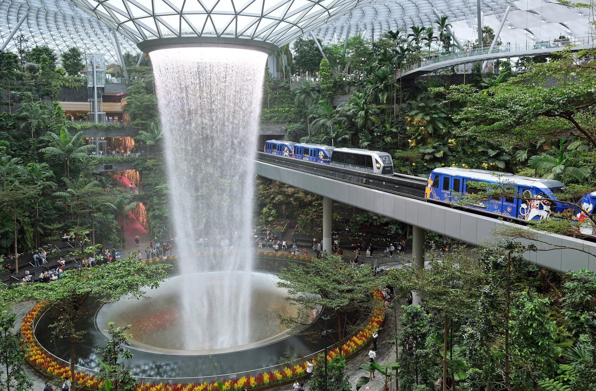 The Rain Vortex inside Jewel Changi Airport in 2026