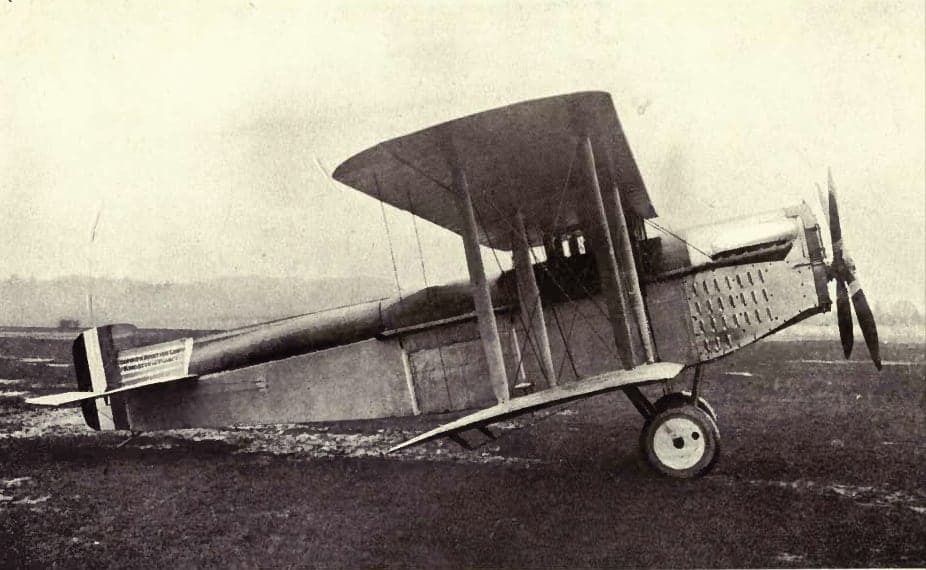 Le Sopwith Atlantic de Hawker et Mackenzie-Grieve avant sa tentative
