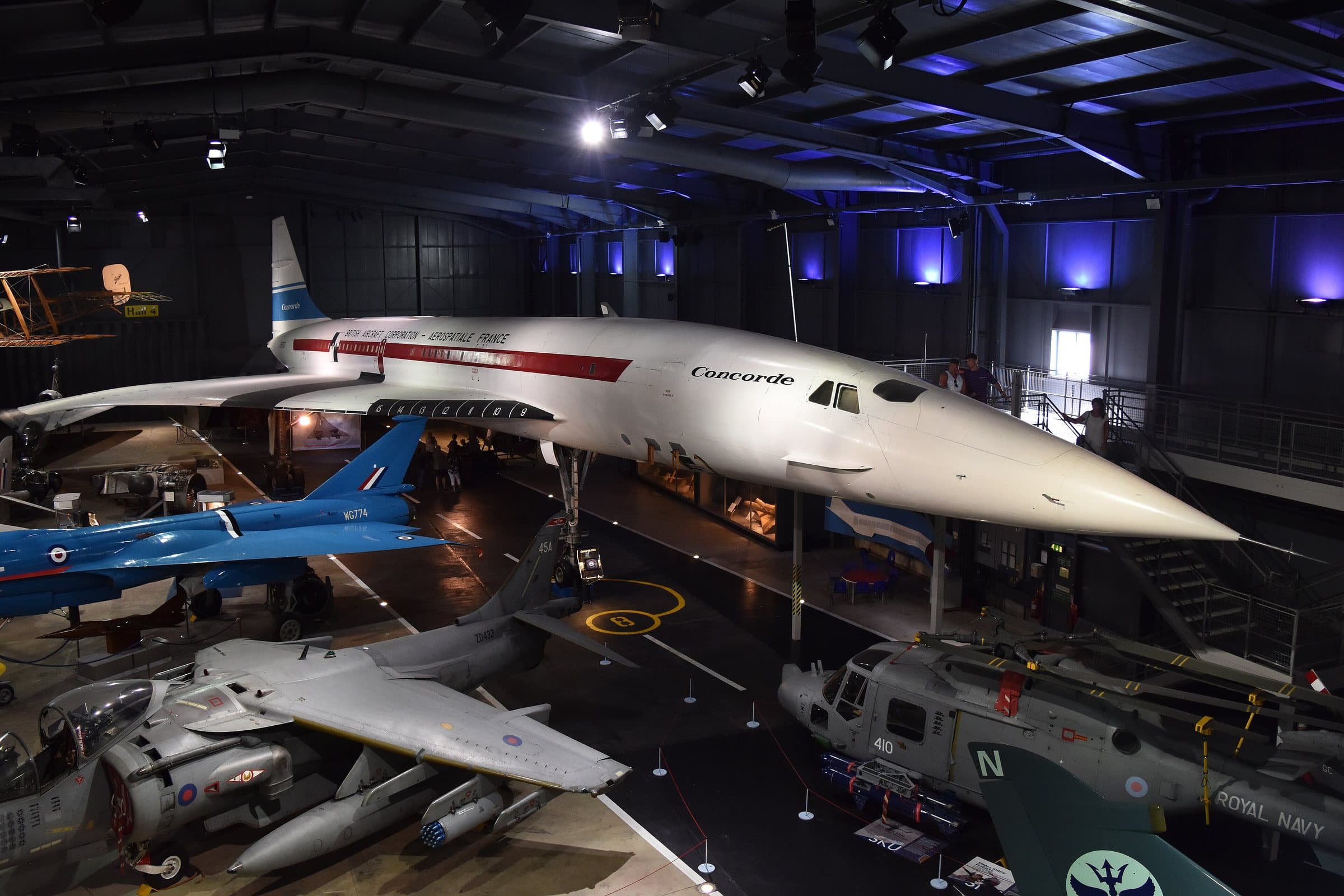 G-BSST, le prototype britannique Concorde 002, au Fleet Air Arm Museum de Yeovilton en 2019