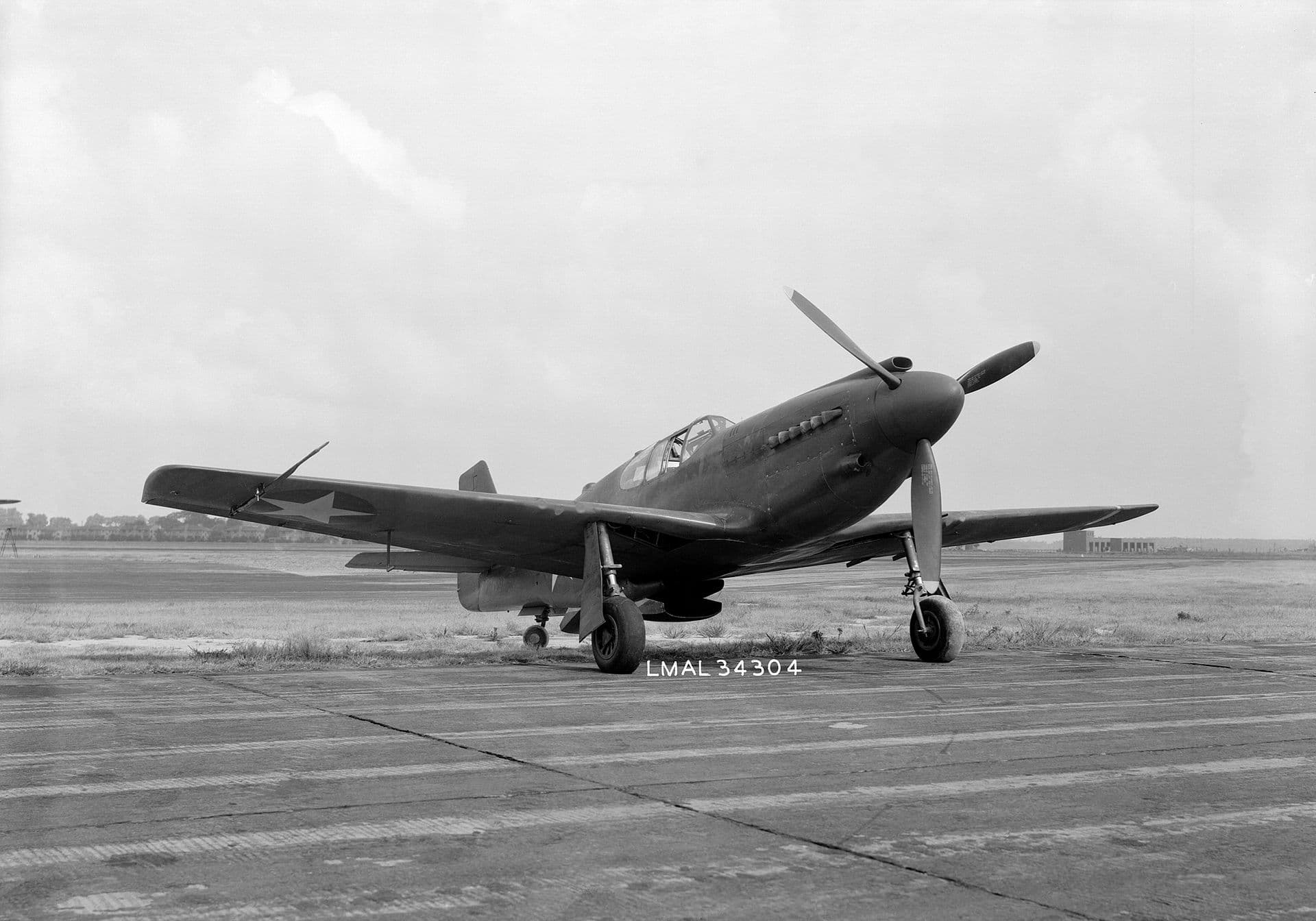 The North American XP-51 prototype, developed from the NA-73X design built for Britain in 1940